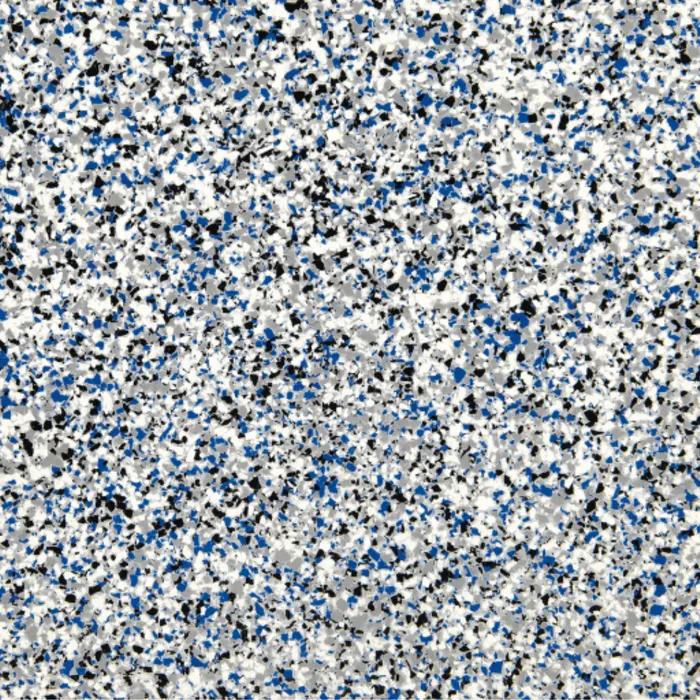 Bluestorm N14 epoxy flake swatch