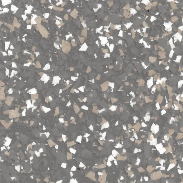 New Grey Wake epoxy flake swatch