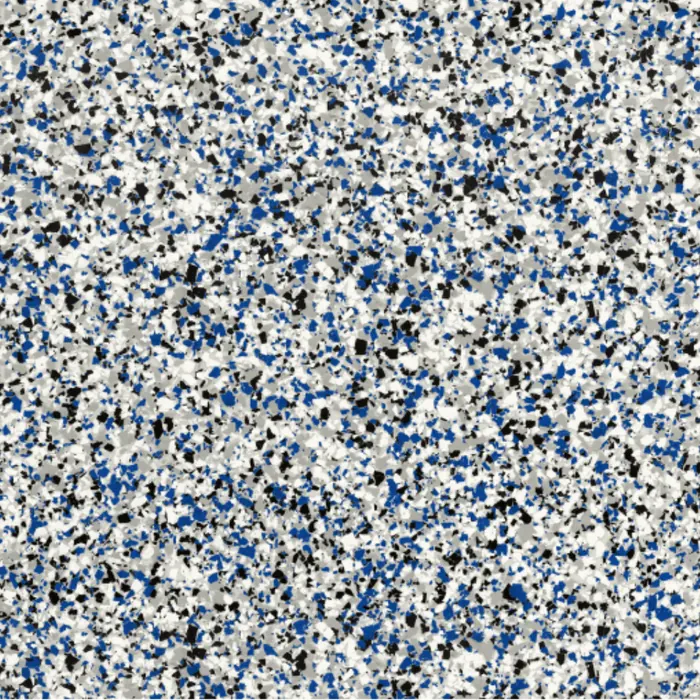 Bluestorm N23 epoxy flake swatch