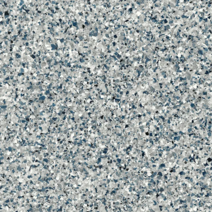 Mist epoxy flake swatch