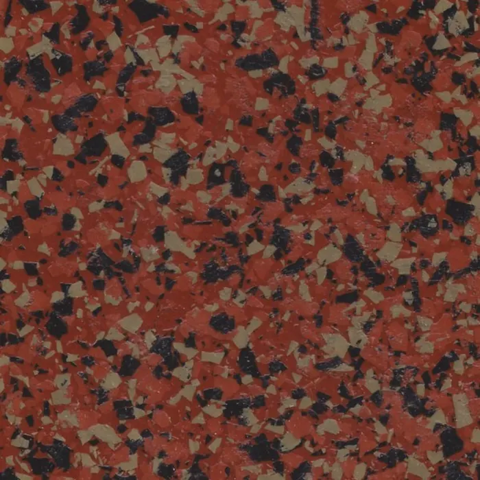 Terracotta 2 epoxy flake swatch