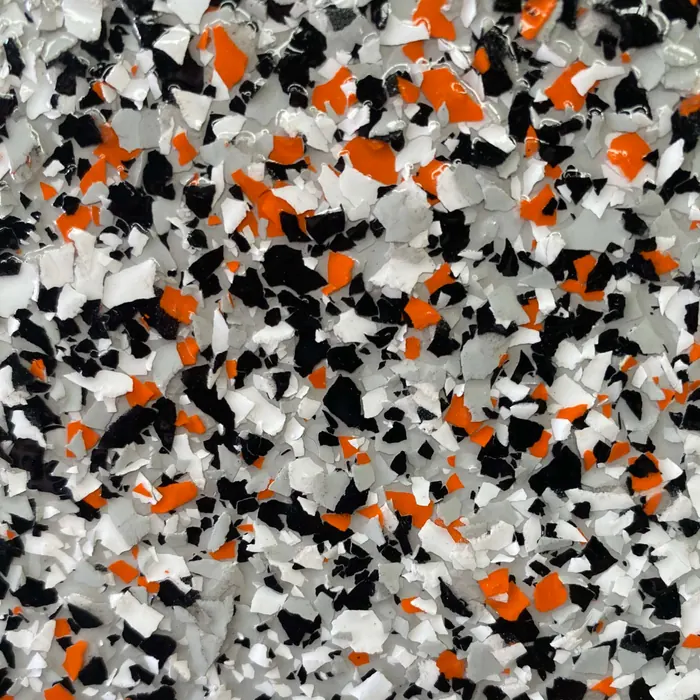 Hog epoxy flake swatch