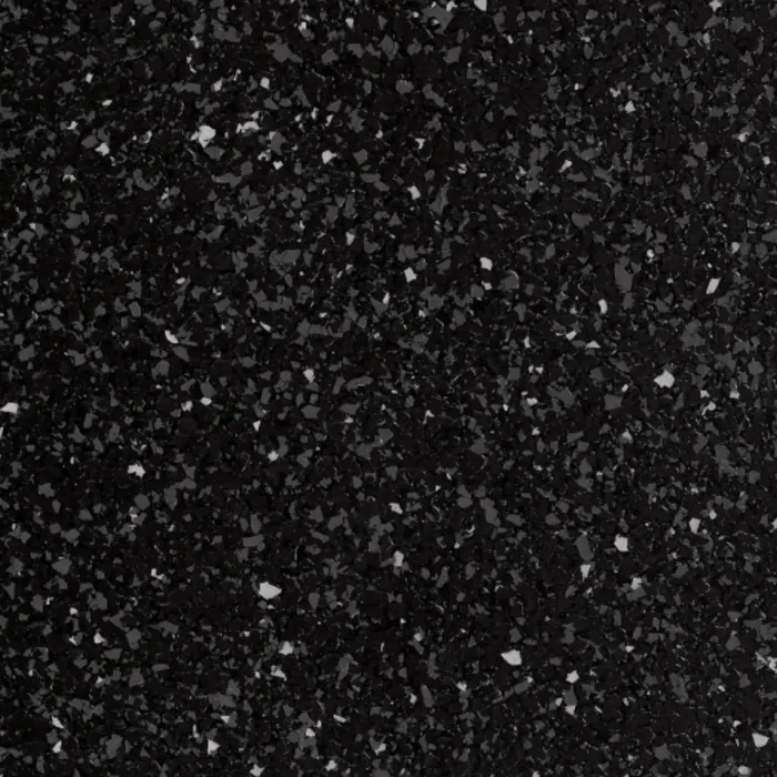 Carbon Black epoxy flake swatch
